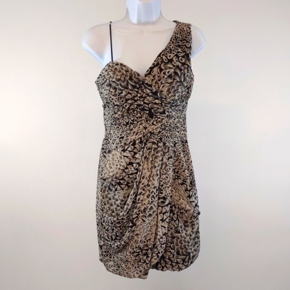 Women's Max & Cleo one shoulder cocktail‎ dress - size 4